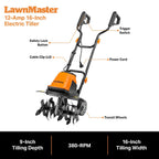 Lawnmaster Electric Tiller