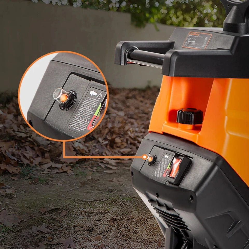 15-Amp 1.8" Max 14:1 Reduction | Wood Chipper Shredder