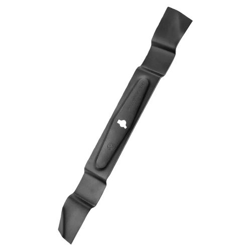 Black metal blade on a white background