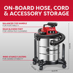 19L 4 Peak HP Household Wet/Dry  |Wet & Dry Vacuum Cleaner